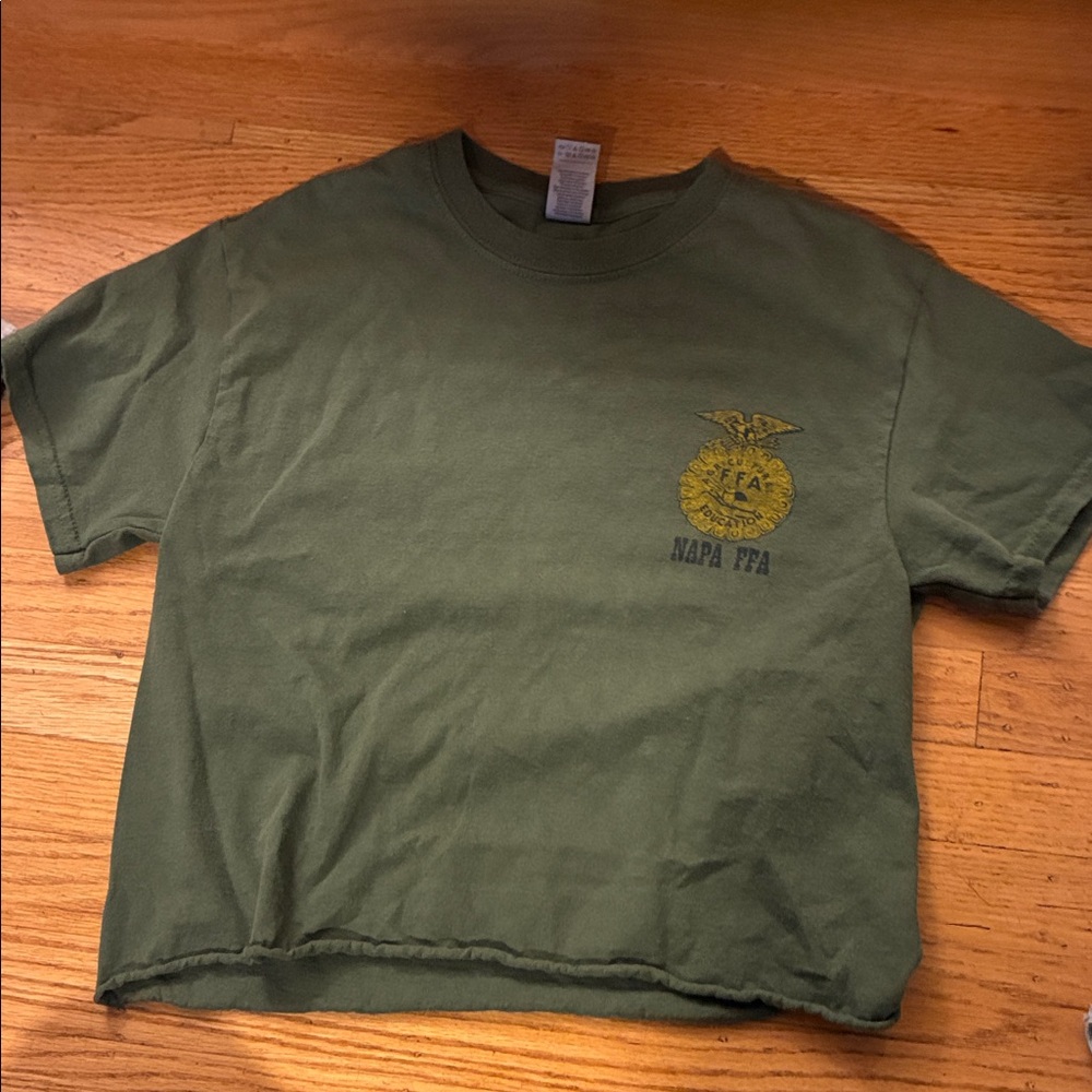 Kids Green Graphic Tee